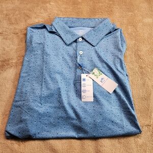Southern Tide Blue Polo Shirt